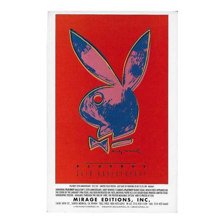 Andy Warhol American, 1928–1987 Andy Warhol Playboy 35th