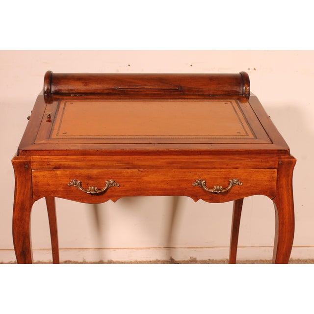 Napoleon III Walnut Desk or Games Table For Sale - Image 3 of 13