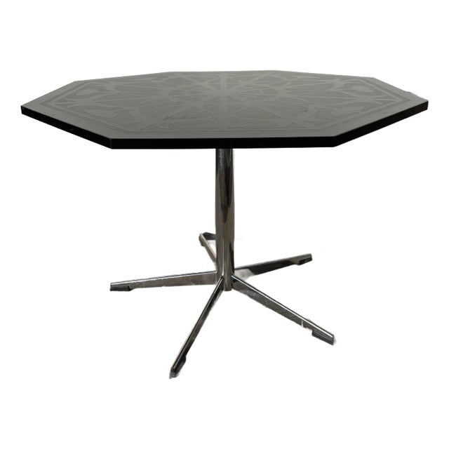 Vintage Mid Century Modern Hexagonal Table For Sale