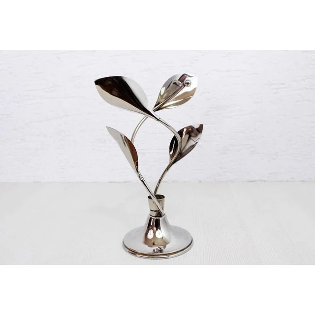 Vintage Silver Candleholder, 1980s For Sale - Image 12 of 12
