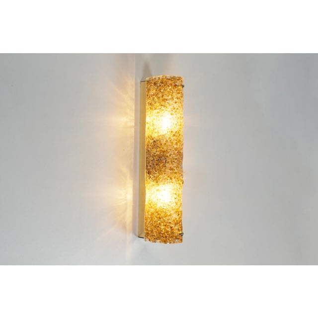 Vintage Murano Glass Tube Wall Lamps from Hillebrand, 1970s, Set of 2 For Sale - Image 11 of 13