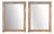 Large Giltwood Wall Mirrors with Decorative Frames, 19th Century, Set of 2 For Sale