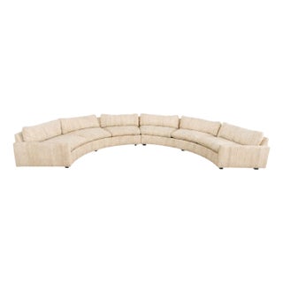 Milo Baughman for Thayer Coggin Semi-Circular Sofa, 1970 For Sale