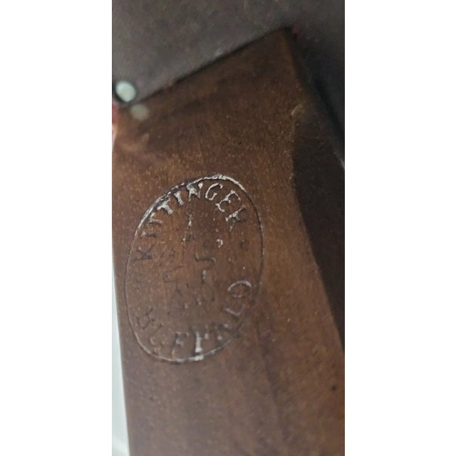 Late 20th Century Kittinger Mahogany Williamsburg Style Chippendale Style Sofa Claw and Ball Feet For Sale - Image 10 of 10