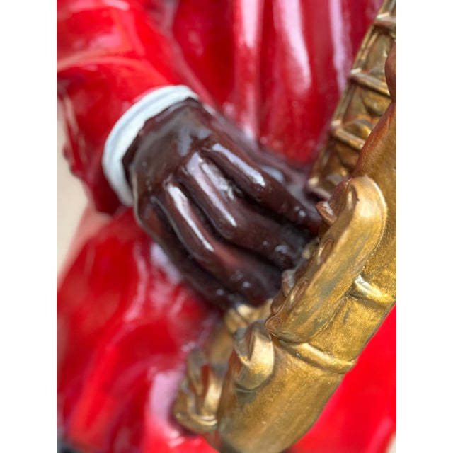 Black Large American Jazz Figurine, 1960s For Sale - Image 8 of 10