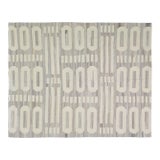 1960s Vintage Moroccan Tribal Handmade Hand Knotted Kilim With Natural Colors,6'x7'6 For Sale