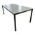 Williams Sonoma White Marble Parsons Style Dining Table For Sale
