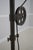 Metal Restoration Hardware Industrial Pulley Floor Lamp For Sale - Image 7 of 11