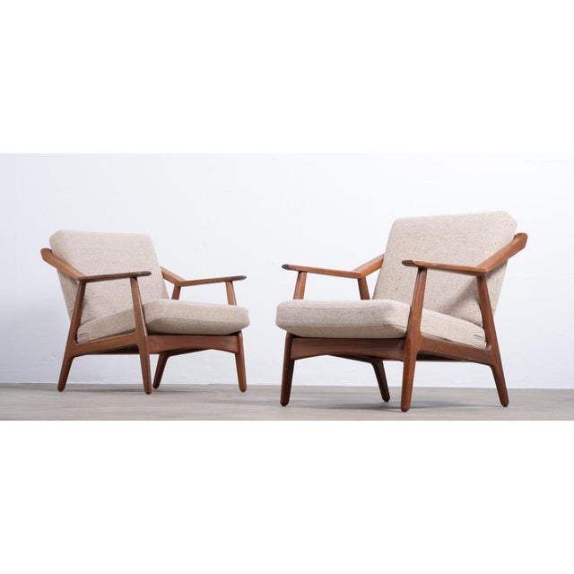 Teak Lounge Chairs by H. Brockmann-Petersen for Randers Møbelfabrik, 1960s, Set of 2 For Sale - Image 3 of 13