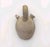 Traditional Spanish botijo water jug handcrafted from unglazed porous clay in Agost, Alicante, Spain. This distinctive...