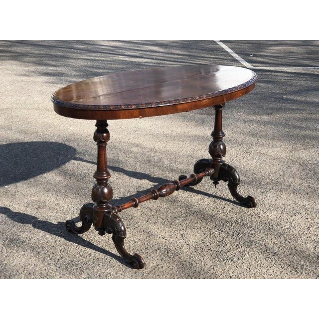 Victorian Side Table on Cabriole Feet For Sale - Image 7 of 14