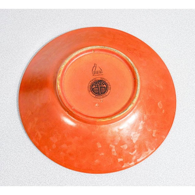 Ceramic Ceramic Plate by Angelo Bianchini, Italy, 1940 For Sale - Image 7 of 18