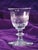 American Antique Clear Stemmed Wine Glass, Handmade Mouth Blown & Cut Fluting & Panels 1820-60's For Sale - Image 3 of 7