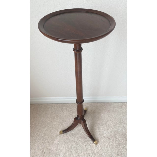 Auburn Late 20th Century Pennsylvania House Cherry Wood Plant Accent Stand Excellent "Mint" Condition For Sale - Image 8 of 11