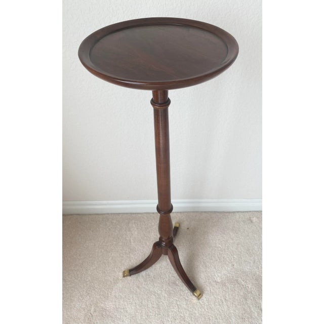 Auburn Pennsylvania House Cherry Wood Accent Stand Excellent "Mint" Condition Late 20th Century For Sale - Image 8 of 11