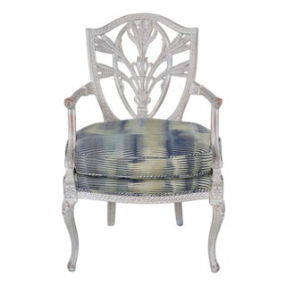 Early 20th Century Sheraron Style Arm Chair For Sale