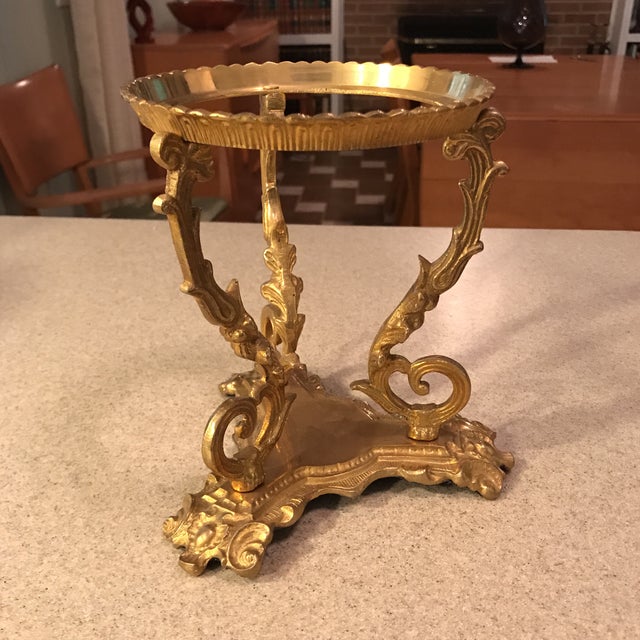 Brass Decorative Bowl Stand Chairish