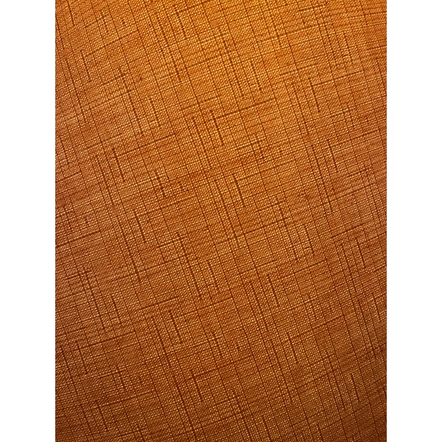 1970s Tapered Linen Lampshade – Warm Ivory For Sale In Palm Springs - Image 6 of 6