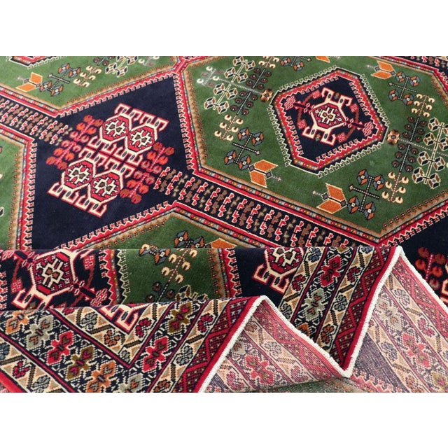 Galerie Shabab Collection Tribal Mid-20th Century Handmade Central Asian Turkoman Room Size Carpet For Sale - Image 9 of 10