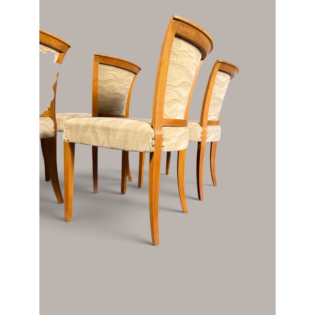 Model 345 Dining Chairs by by Bruno Paul for VEB Deutsche Werkstätten Hellerau, 1935, Set of 6 For Sale - Image 4 of 8