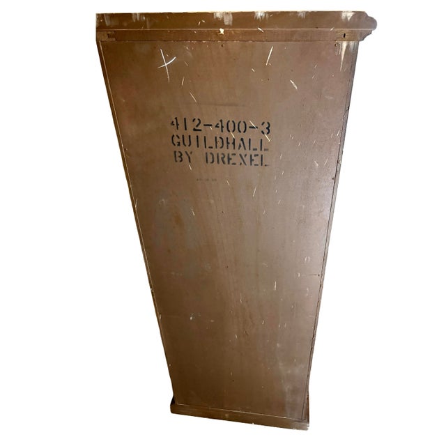 Vintage Drexel Guildhall Oak Lingerie Chest, 7 Drawers For Sale - Image 12 of 12