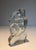 1970s Glass Sculpture Representing A Naked Woman Posing, French Art Deco Style For Sale - Image 6 of 12