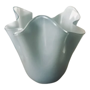 1990s Limited Edition Fulvio Bianconi 'Fazzoletto' Handkerchief Vase by Venini, Italy. Original Label and Box
