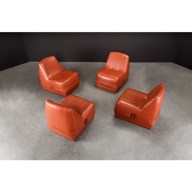 These very rare and documented set of Percival Lafer 'MP-75' lounge chairs, designed and produced in the 1970s. This rare...