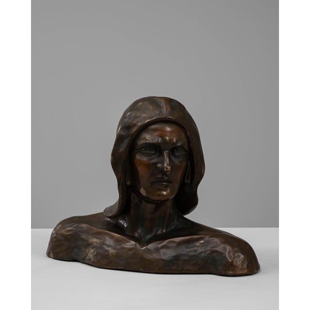 20th Century French Plaster Bust of Man For Sale - Image 4 of 18