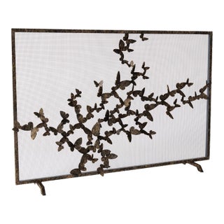 Butterfly Fire Screen Fireplace Screen For Sale