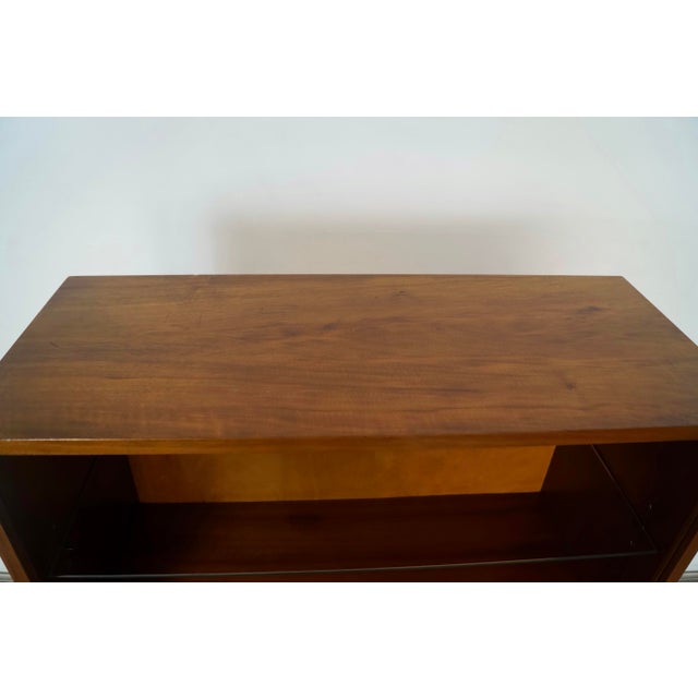 Brown 1960’s Mid-Century Modern Walnut Cabinet / Hutch For Sale - Image 8 of 12