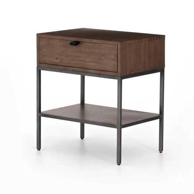 Four Hands Trey Nightstand, Auburn Poplar For Sale - Image 13 of 13