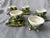 Vintage Majolica Style Shell Cup and Saucers Set of 9 Pieces For Sale - Image 4 of 17