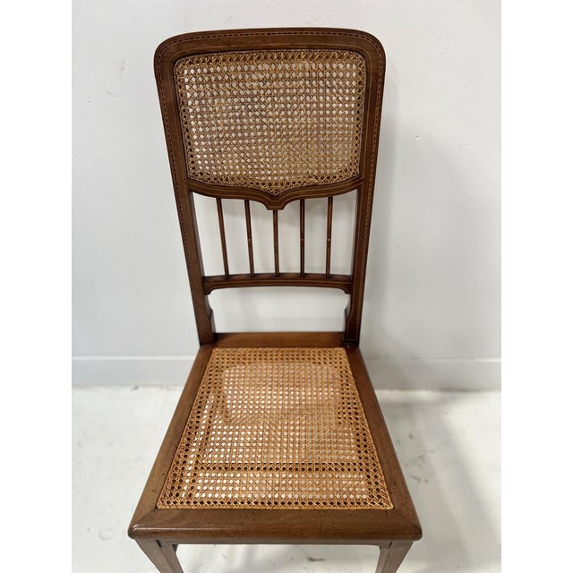 Art Deco Bedroom Chair in Marquetry Wood, 1900s For Sale - Image 5 of 8
