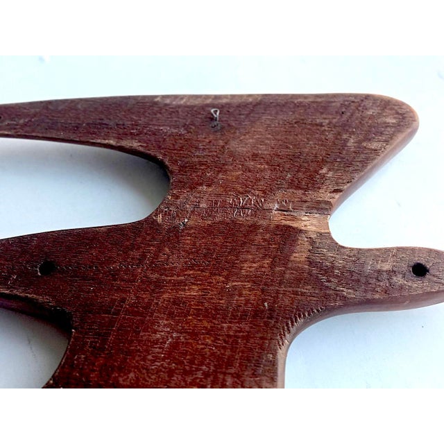 Mid 20th Century Hand Carved Falcon Wall Sculpture Attributed to Arthur Umanoff for Raymor For Sale - Image 17 of 17