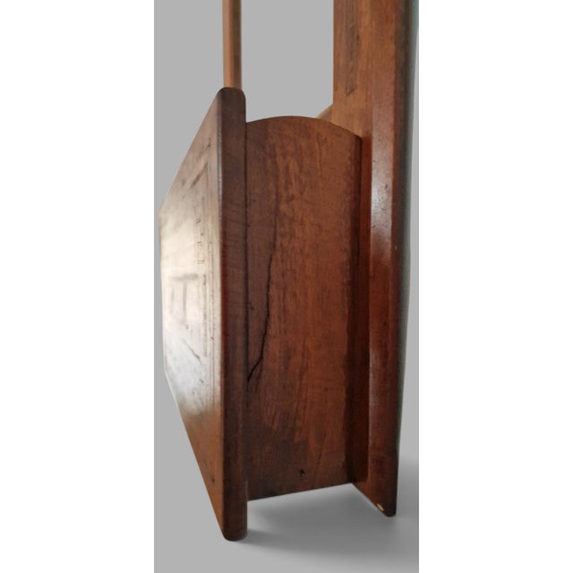 Tan Antique Inlaid Wall Mirror with Case, 1890s For Sale - Image 8 of 18