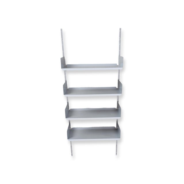 606 Wall Shelf in Aluminum by Dieter Rams for Vitsoe For Sale - Image 5 of 7