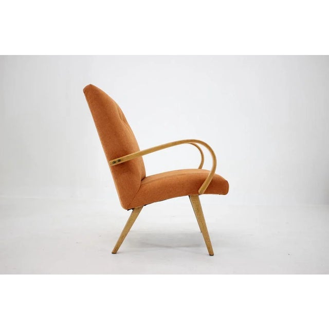 Beech Armchair, Czechoslovakia, 1960s For Sale - Image 4 of 9