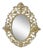 Victorian Style Brass Wall Mirror For Sale