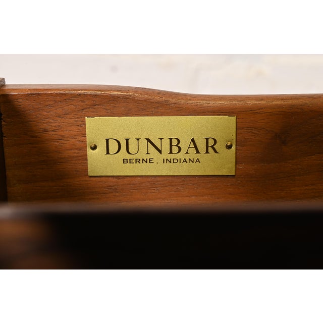 Wood Edward Wormley for Dunbar Walnut and Rosewood Cabinet With Chinese Printing Blocks, 1950s For Sale - Image 7 of 12