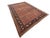 Turkish Antique Farahan Sarouk Carpet, Handmade Oriental Rug, Ivory, Red, Navy, Fine For Sale - Image 3 of 18