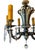 Early 20th Century Art Nouveau Regency Chandelier With Crystals For Sale - Image 9 of 10