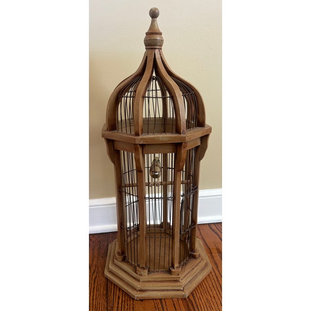High end and quality decorative bird cage. 25" tall x 10" wide x 12" depth