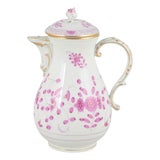 Porcelain Coffee Pot with Lid from Meissen For Sale