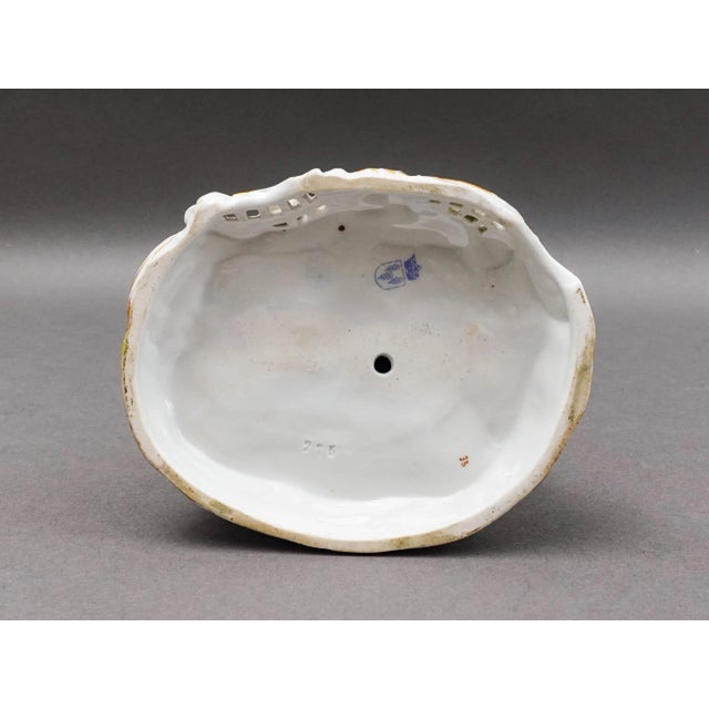 Ceramic Mid 20th Century Von Schierholz Germany Boy & Girl With Lamb Porcelain Figurine 275 For Sale - Image 7 of 10