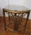 1960s Mid Century Modern Bamboo Side or Coffee Table With Glass Top For Sale - Image 4 of 10