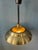 Flying saucer space age pendant by Dijkstra. The shade has a shiny copper coloured surface that creates a nice reflection....