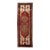Vintage Caucasian Kazak Wool Runner Rug With Double Diamond Medallion in Crimson & Ivory For Sale