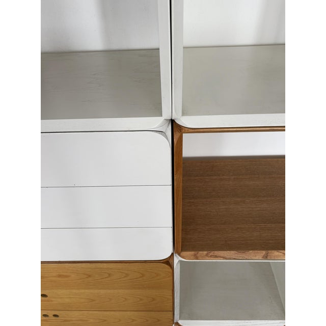 Two-Tone Samara Modular Bookcase by Derk Jan De Vries for Maisa, Italy, 1970s, Set of 8 For Sale - Image 16 of 18