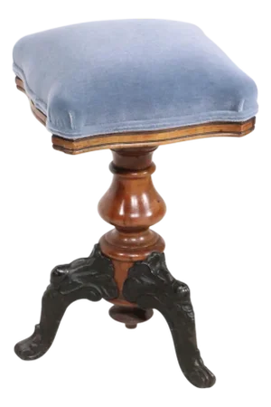 19th Century Adjustable Victorian Organ Stool